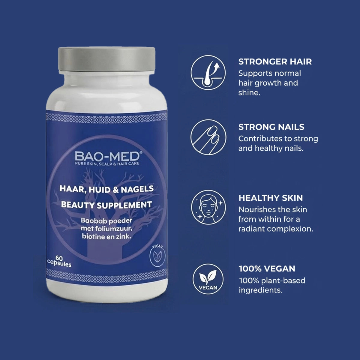 Bao Med Hair Skin Nails Baobab Supplement