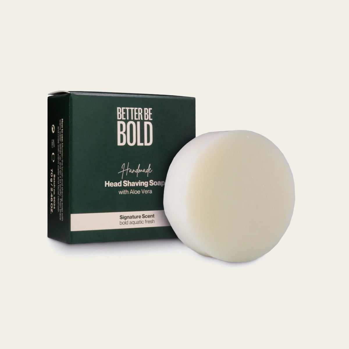Better Be Bold Aloe Vera Bald Head Shaving Soap