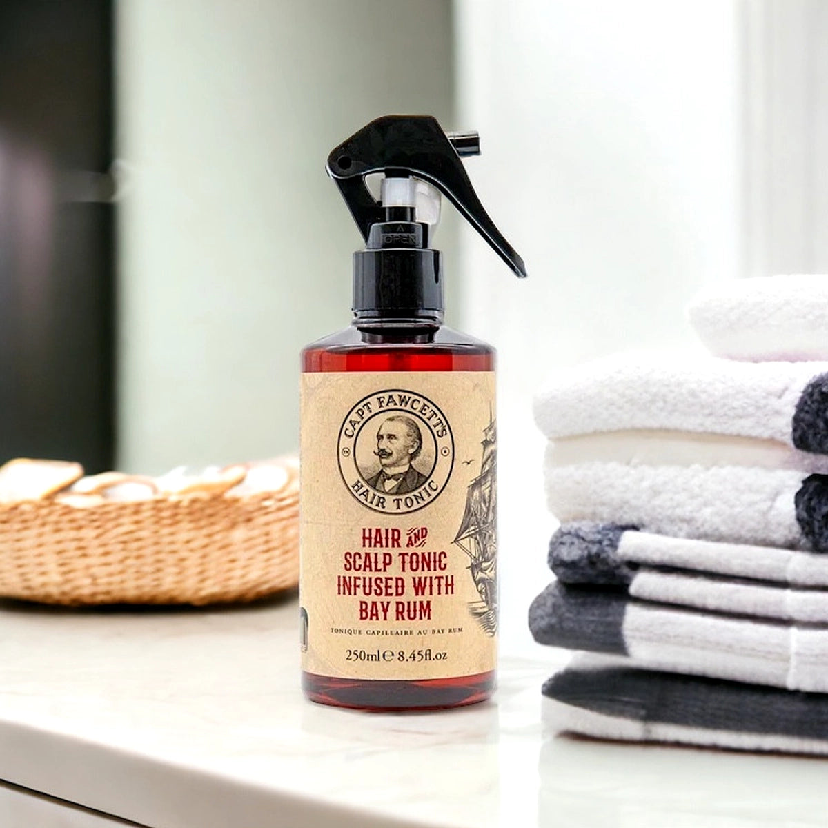 Captain Fawcett Bay Rum Hair Tonic Men