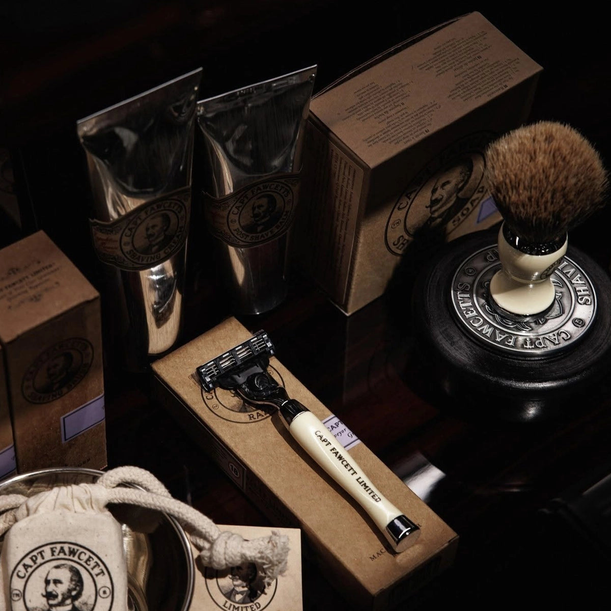 Captain Fawcett Mach3 Safety Razor Men