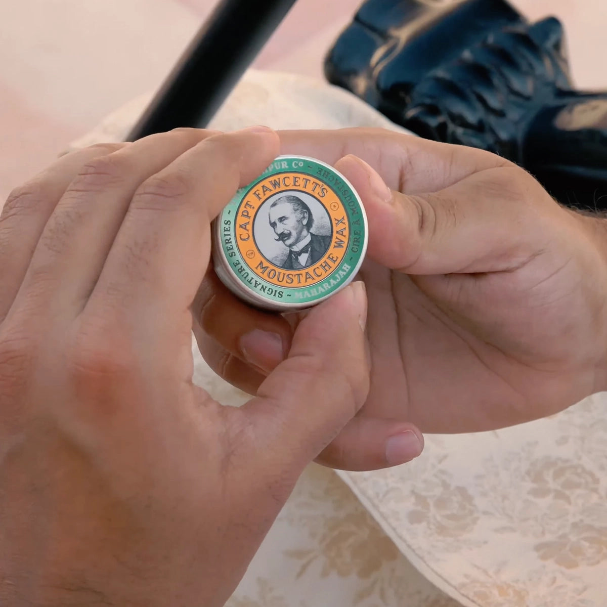 Captain Fawcett Moustache Snor Wax Maharajah