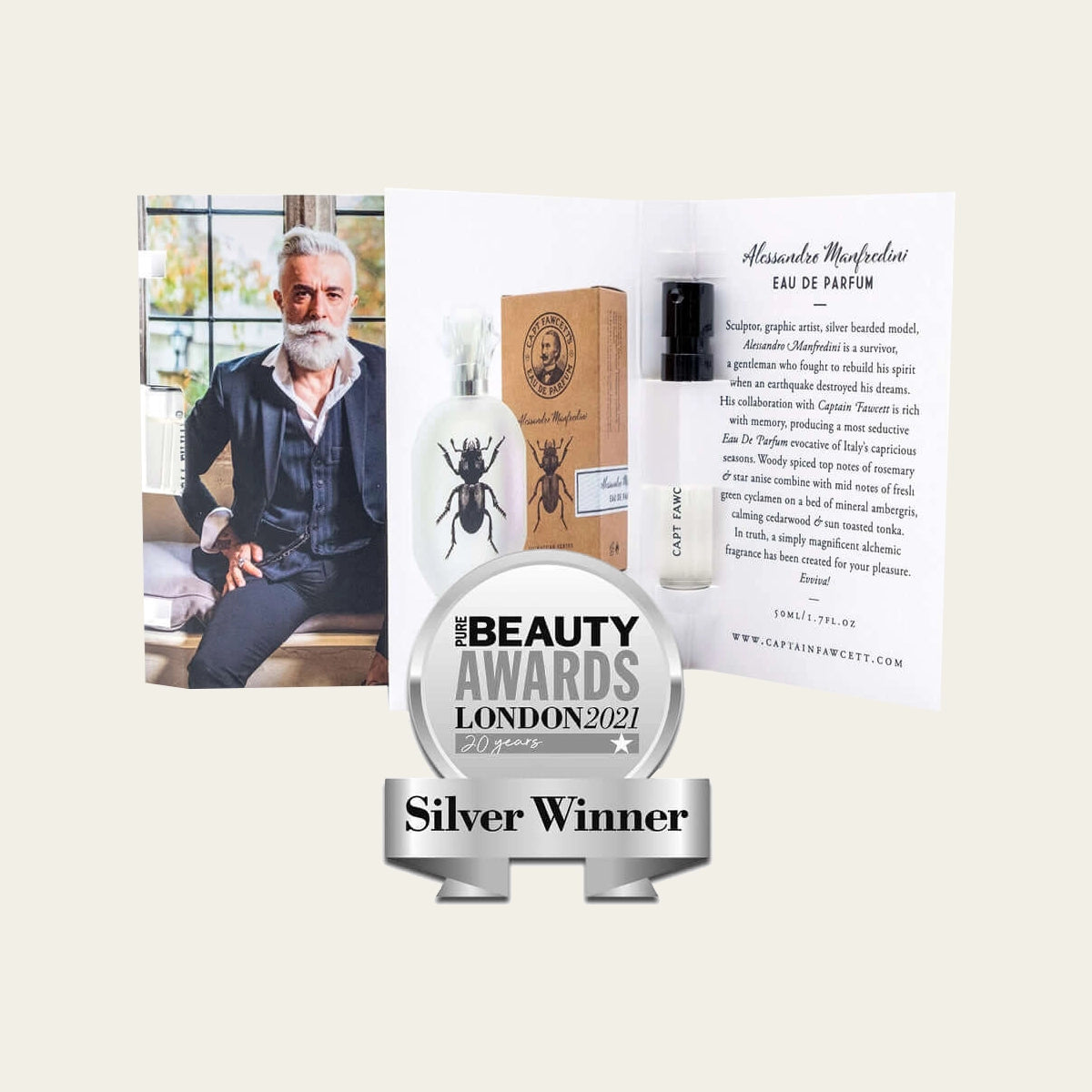 Captain Fawcett Parfum Alessandro Manfredini Sample Tester