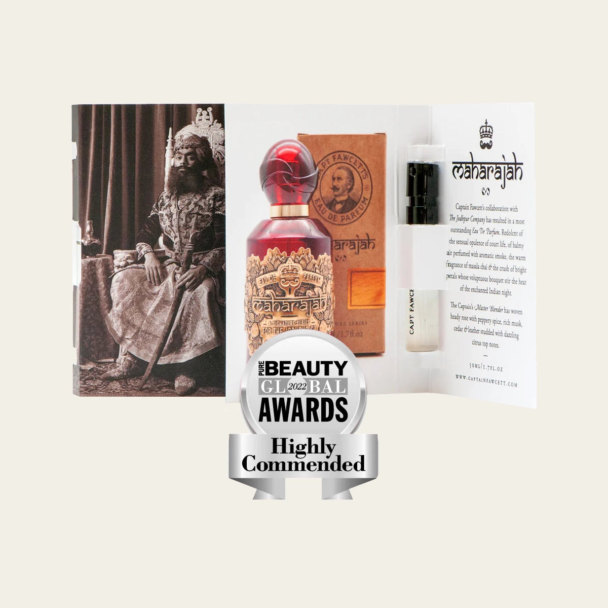 Captain Fawcett Parfum Maharajah Sample Tester