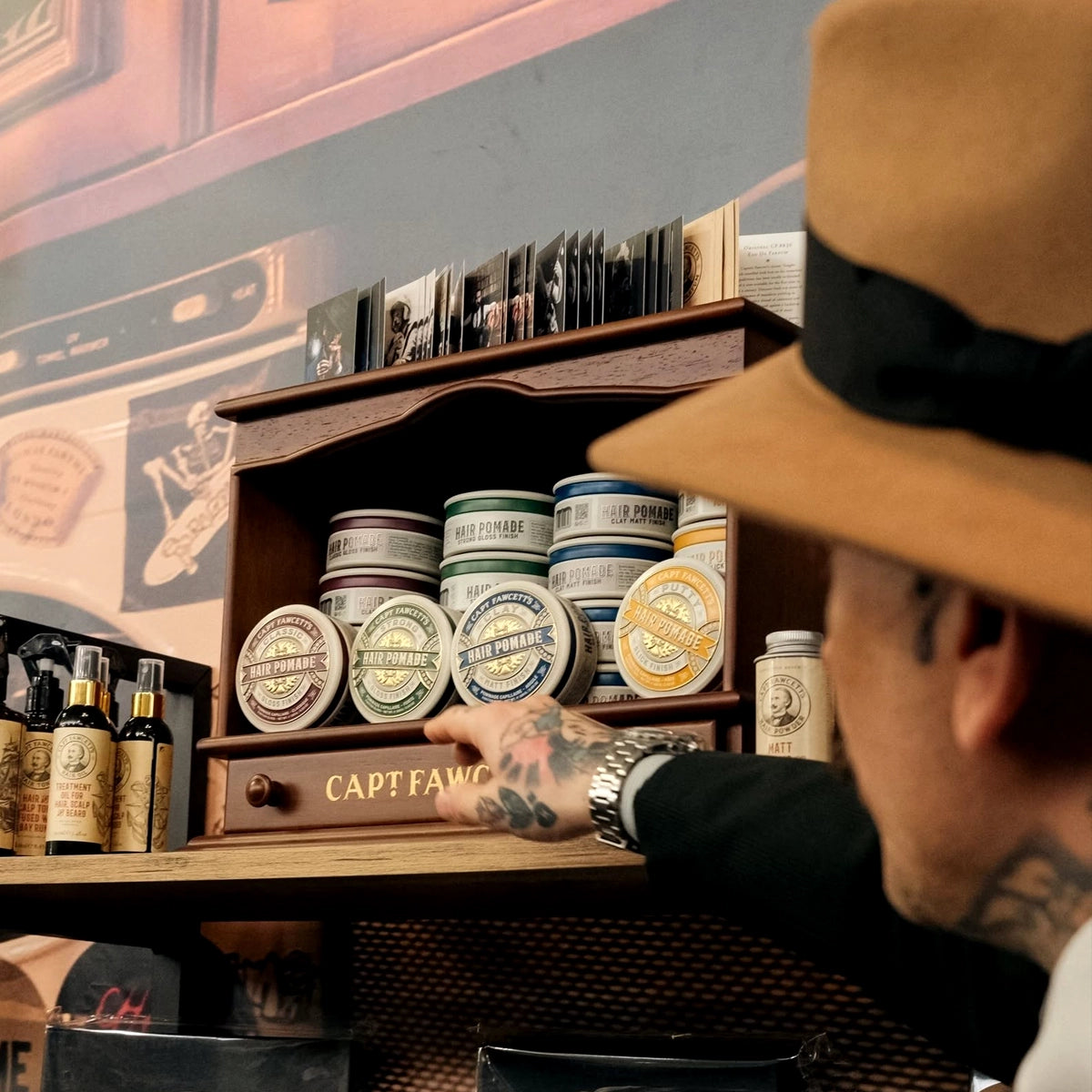 Captain Fawcett Pomades Man