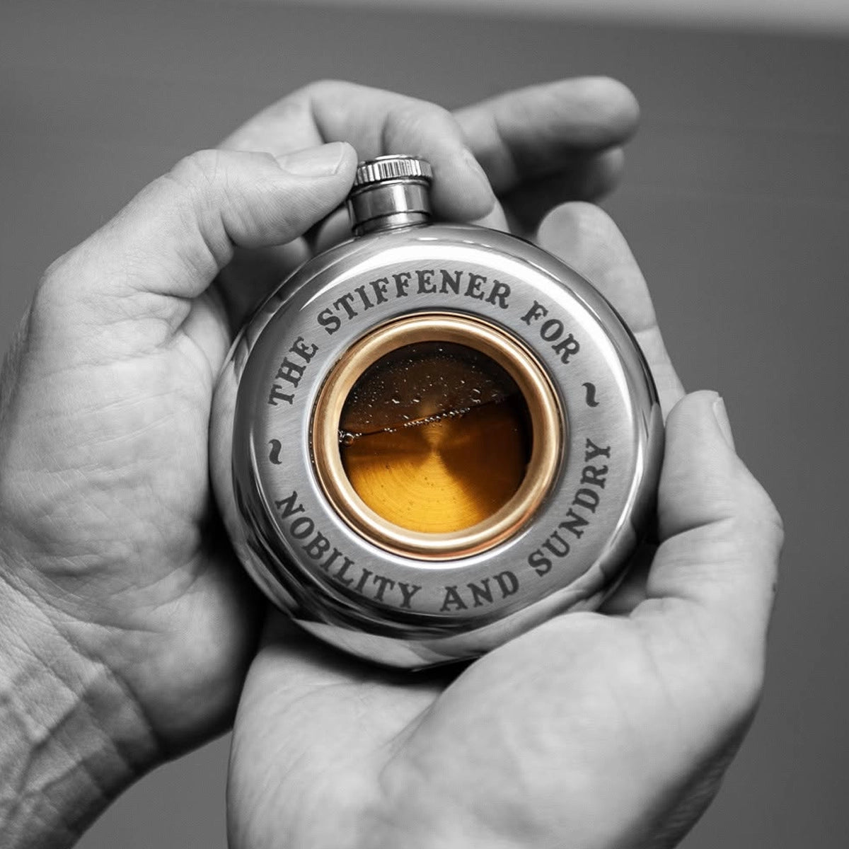 Captain Fawcett Limited Edition Stainless Steel Heupfles