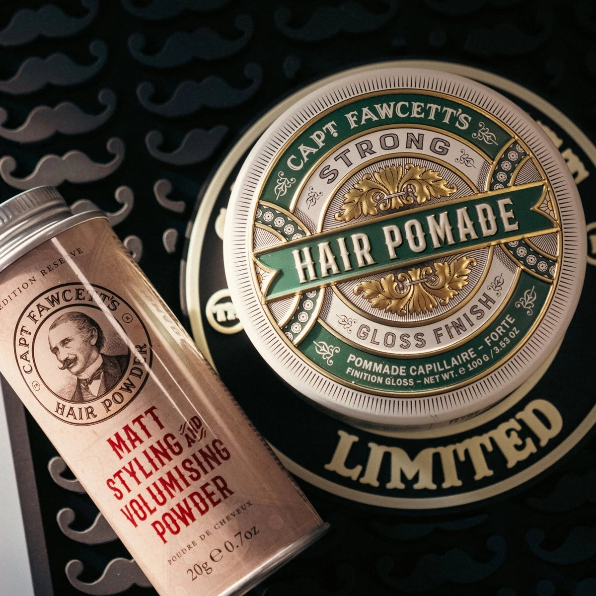 Captain Fawcett Strong Hold Pomade Green