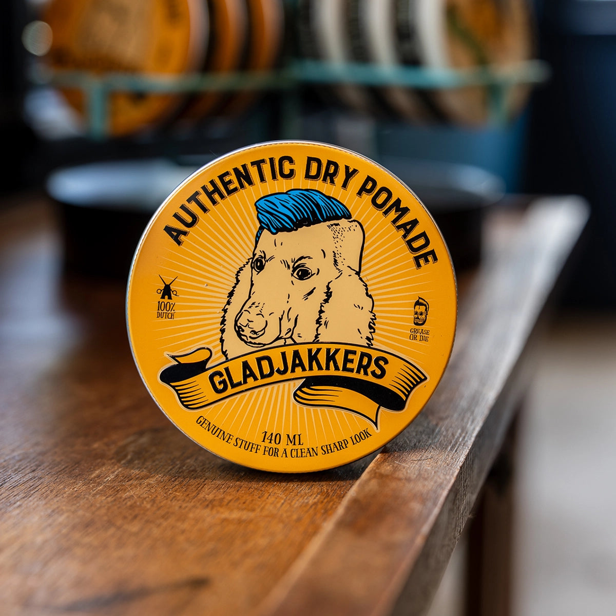 Gladjakkers Dry Pomade Geel