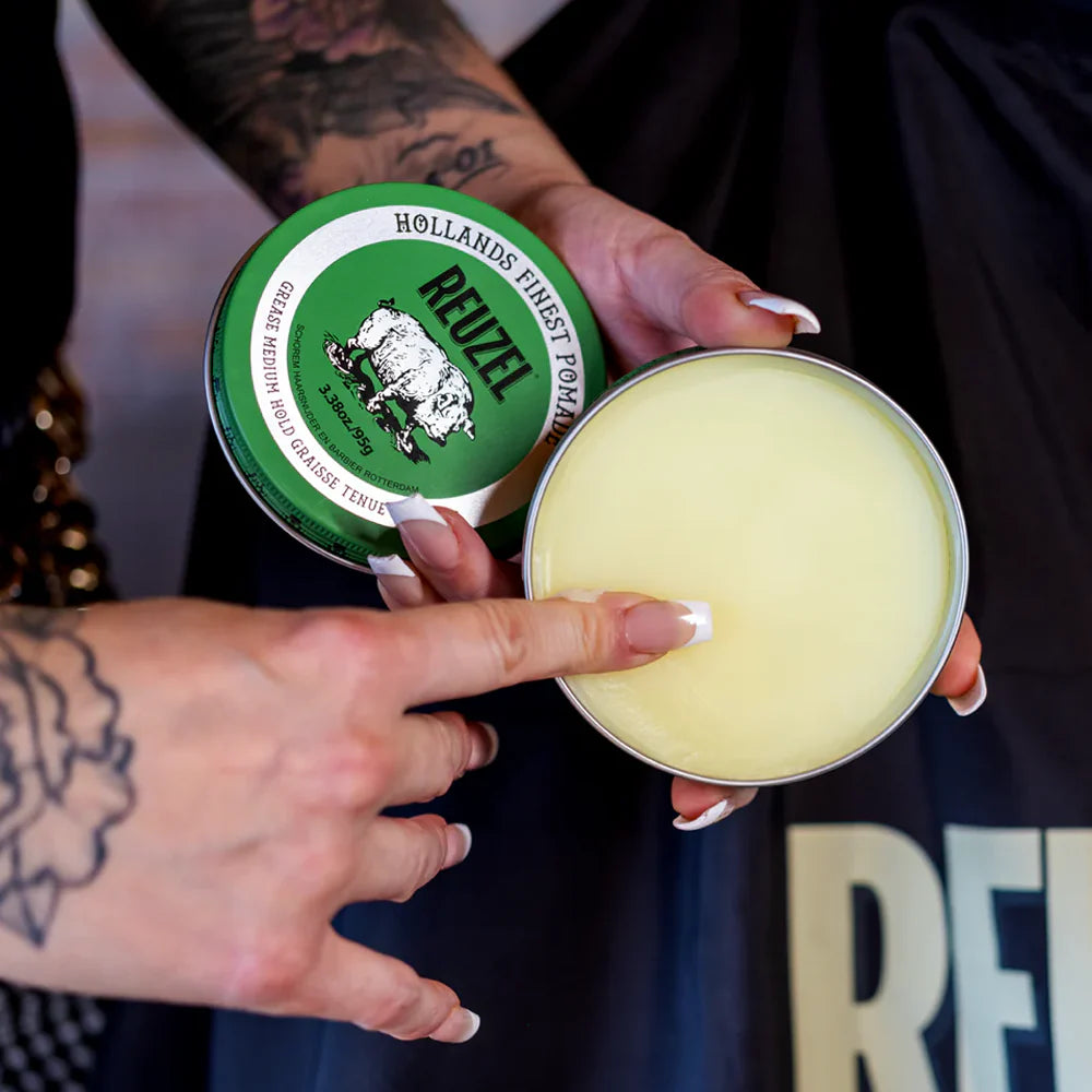 Green Grease Medium Hold Pomade Reuzel
