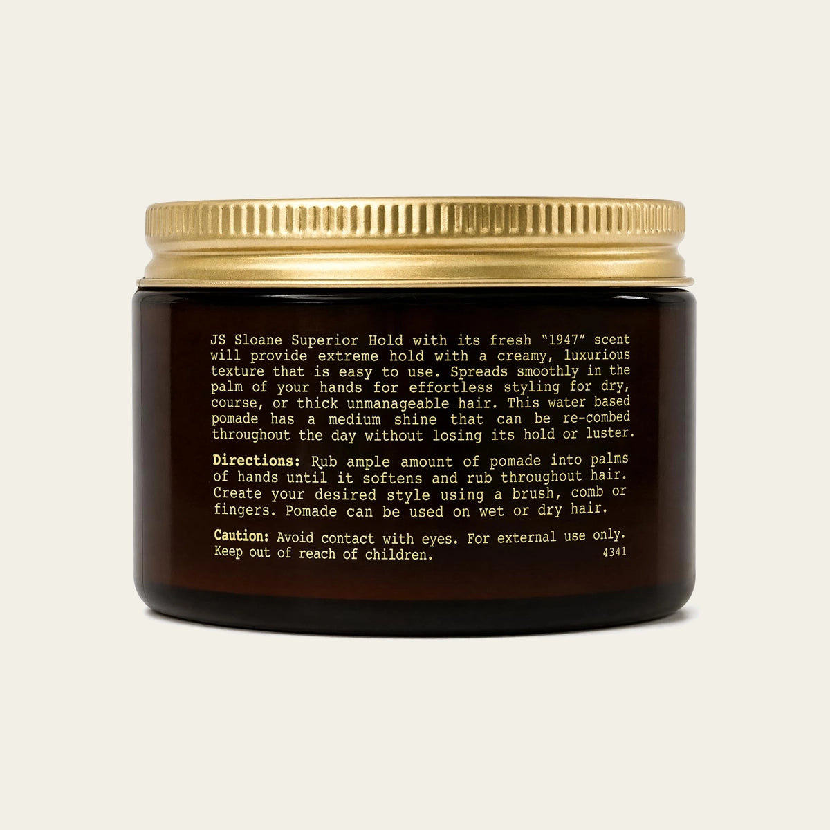 JS Sloane Superior Hold Pomade Haar Man