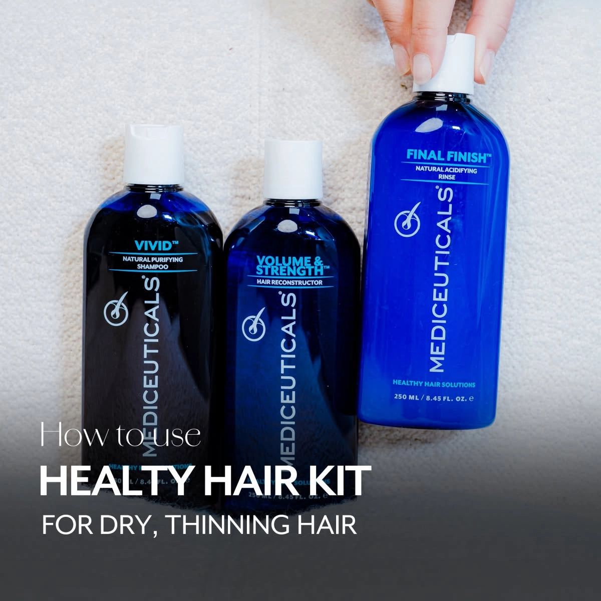 Mediceuticals Healthy Dry Thinning Hair Use