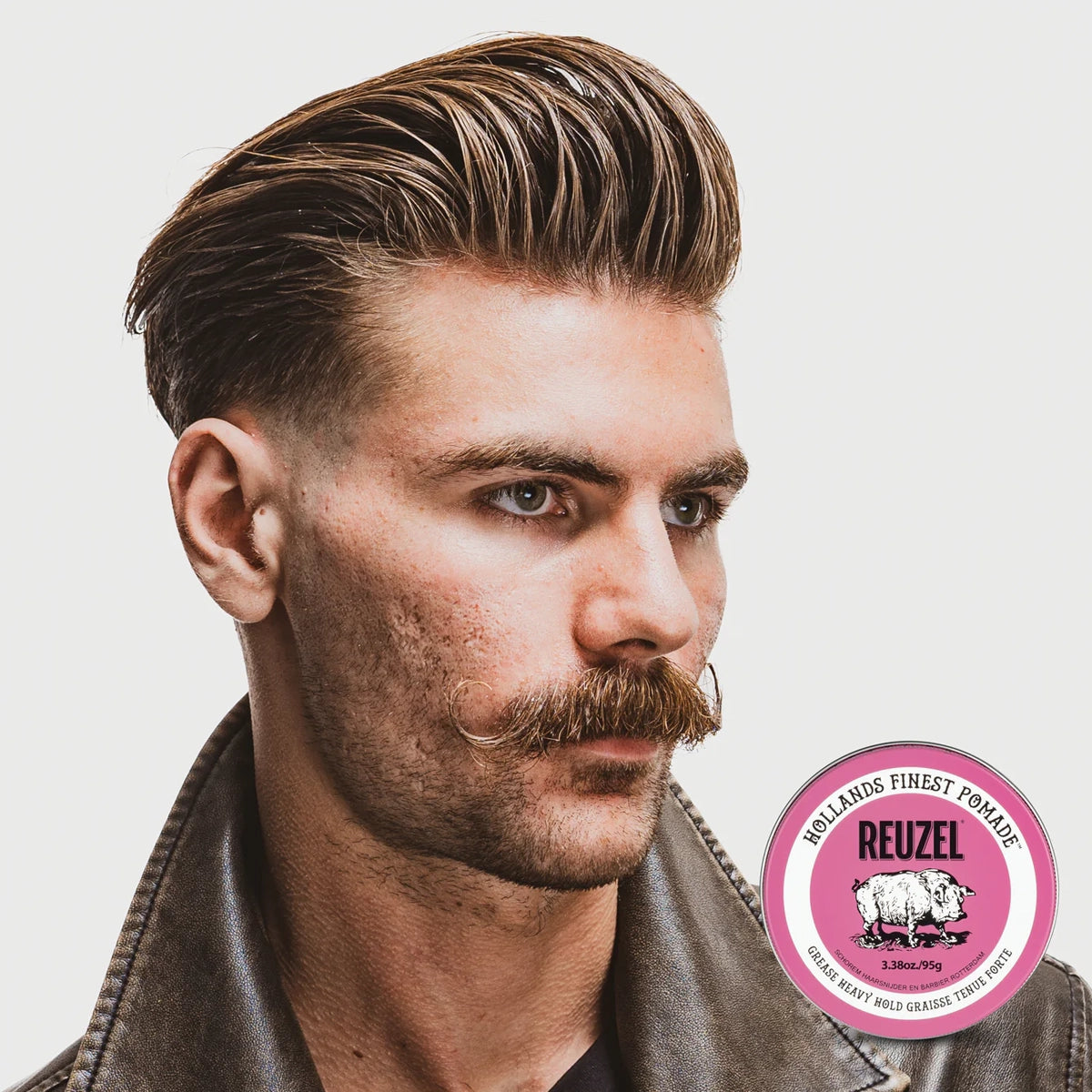 REUZEL Pink Pomade Grease Hair