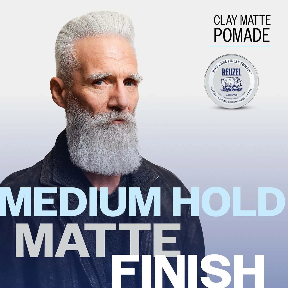 Reuzel Clay Matte Pomade Medium Hold