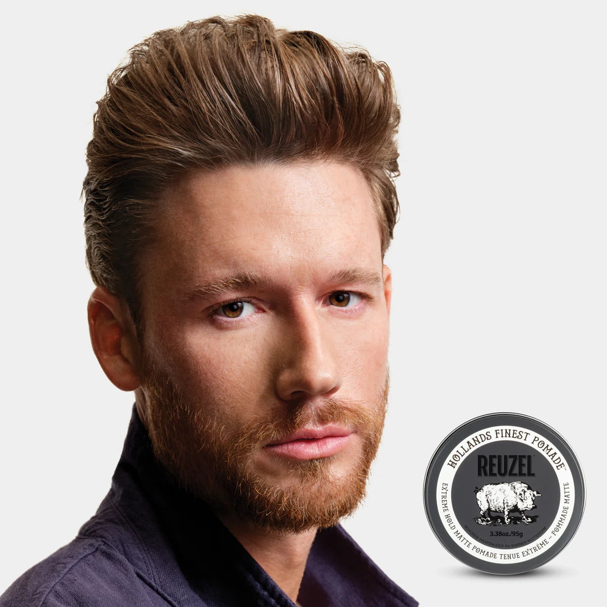 Reuzel Extreme Hold Matte Pomade Hair Men
