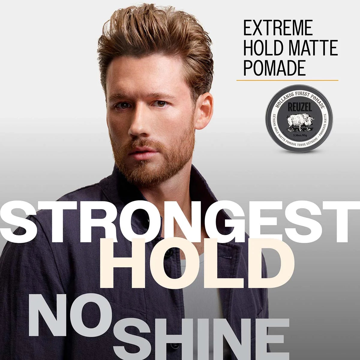 Reuzel Extreme Hold Matte Pomade No Shine