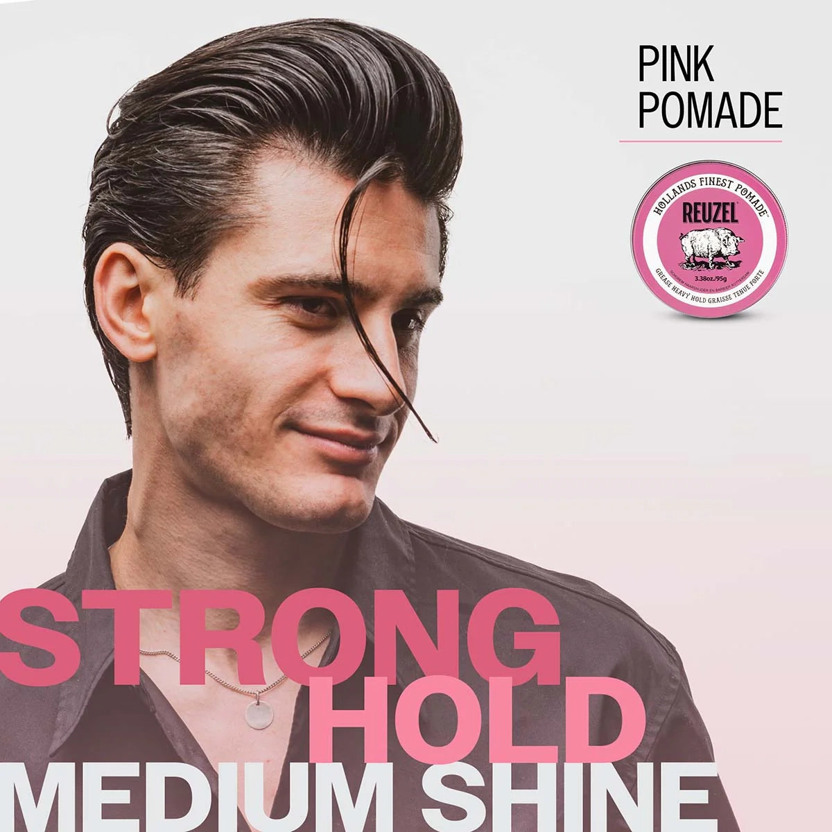Reuzel Pink Pomade Strong Hold Shine