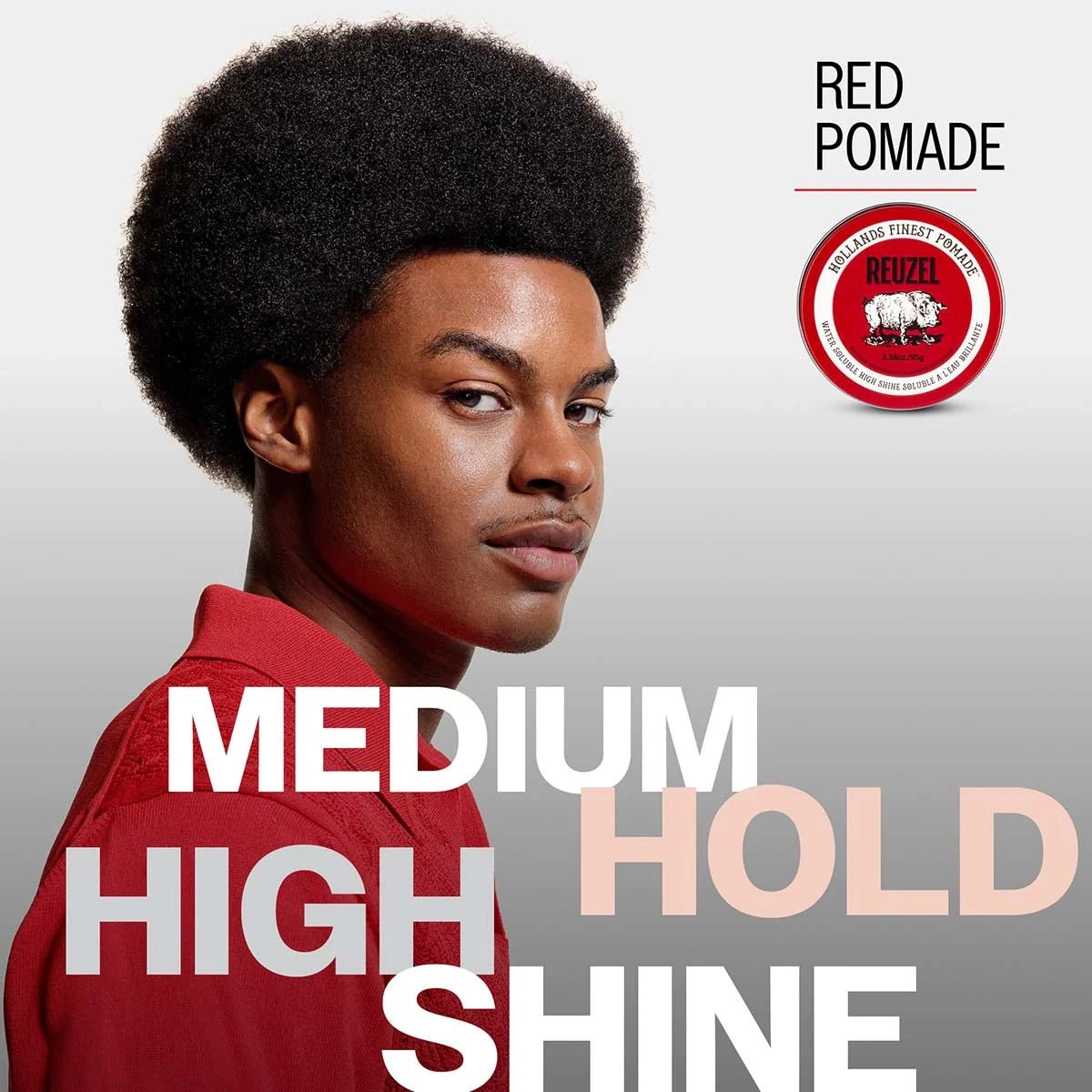 Reuzel Red Medium Hold High Shine
