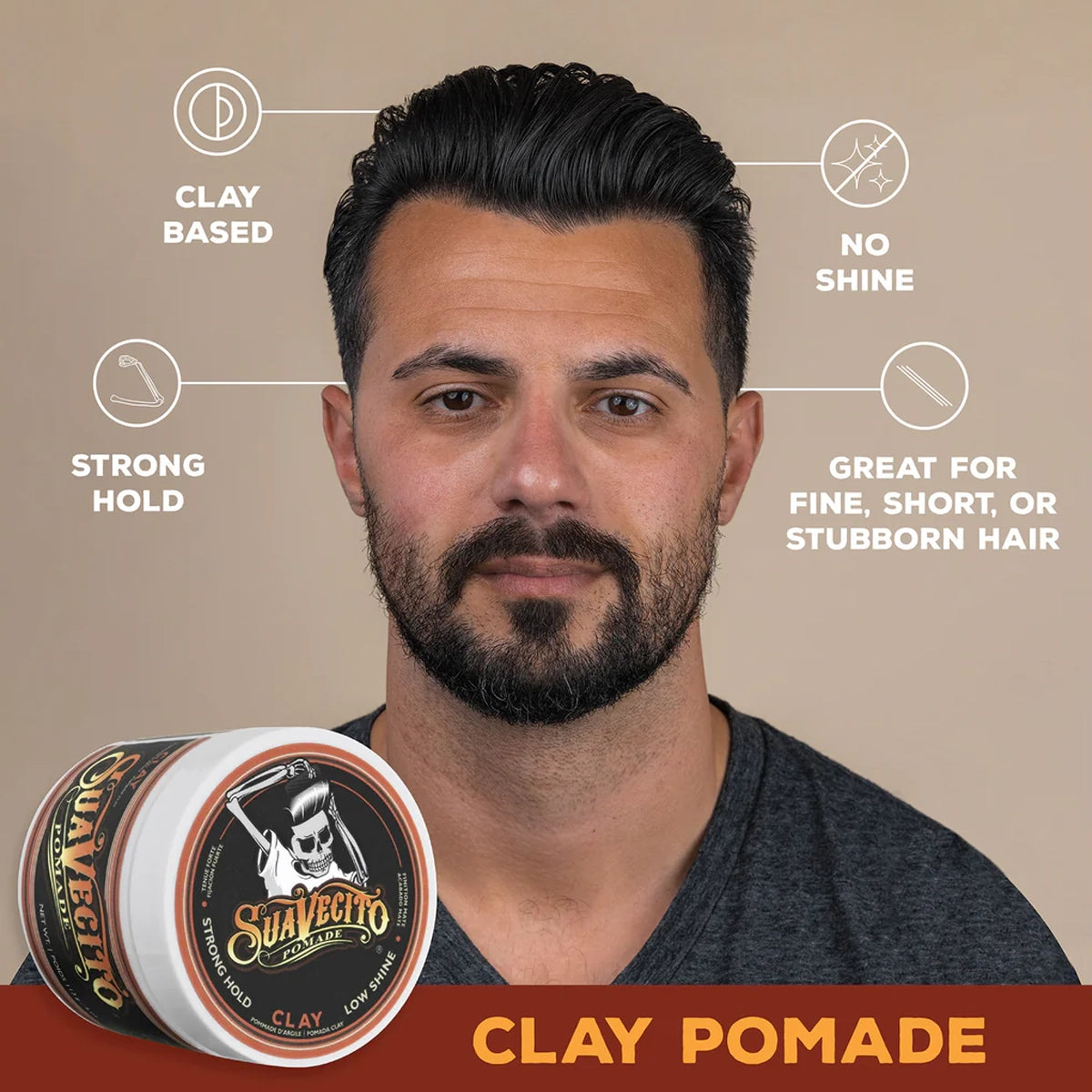 Suavecito Firme Clay Pomade Benefits