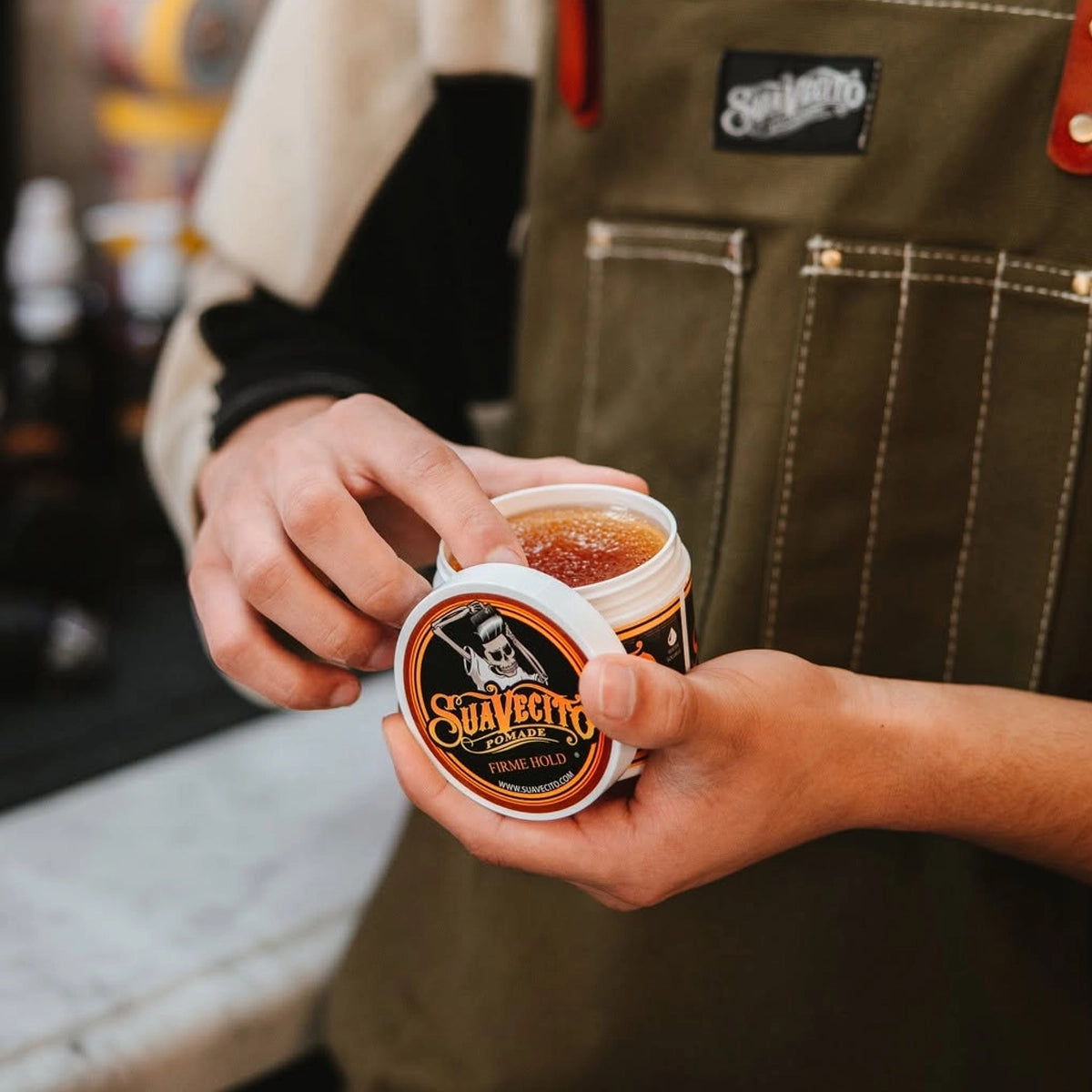 Suavecito Firme Hold Pomade Barbershop