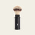 TRAVEL shaving brush (black aluminium, Silvertip Fibre®)
