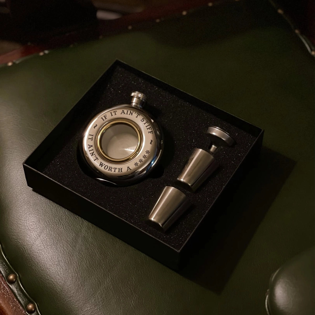 Captain Fawcett Limited Edition Stainless Steel Heupfles